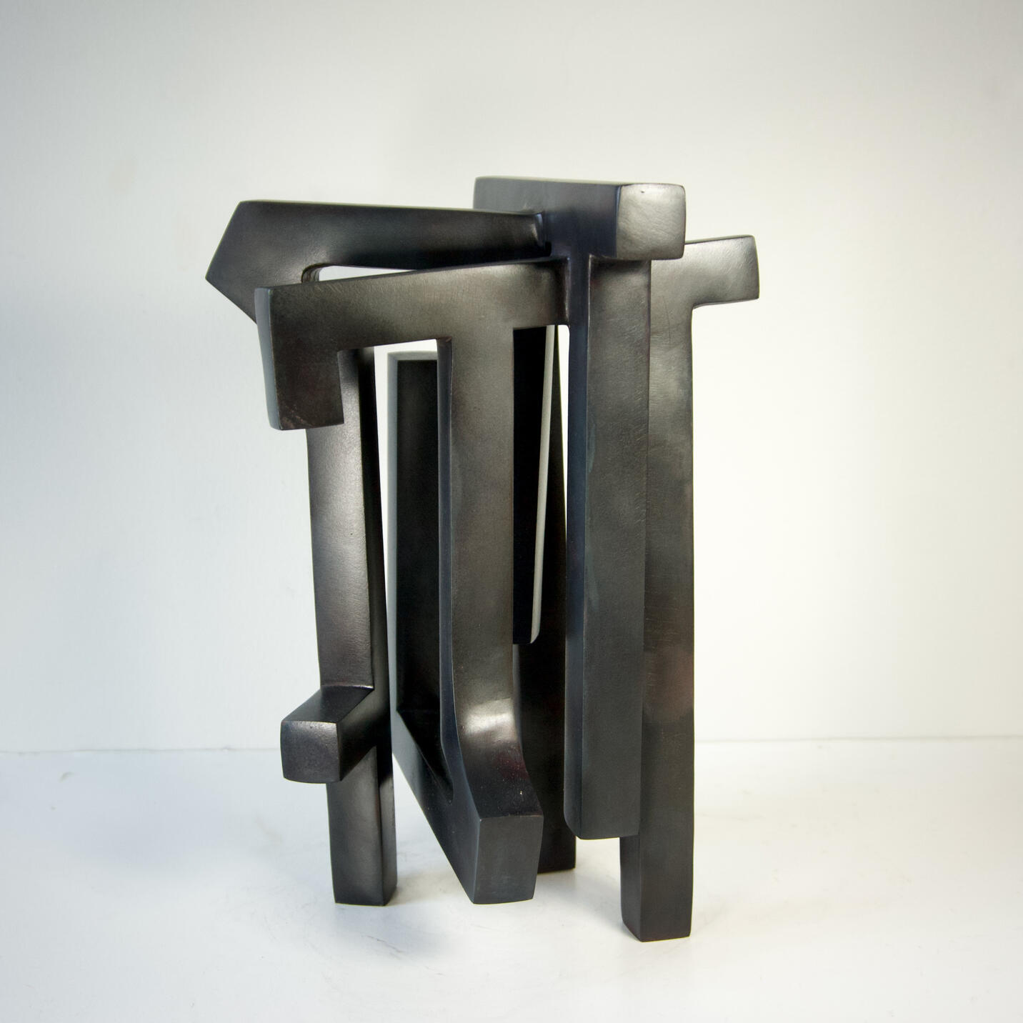 Bone Conduction. 14x9x9in, steel, 2022.