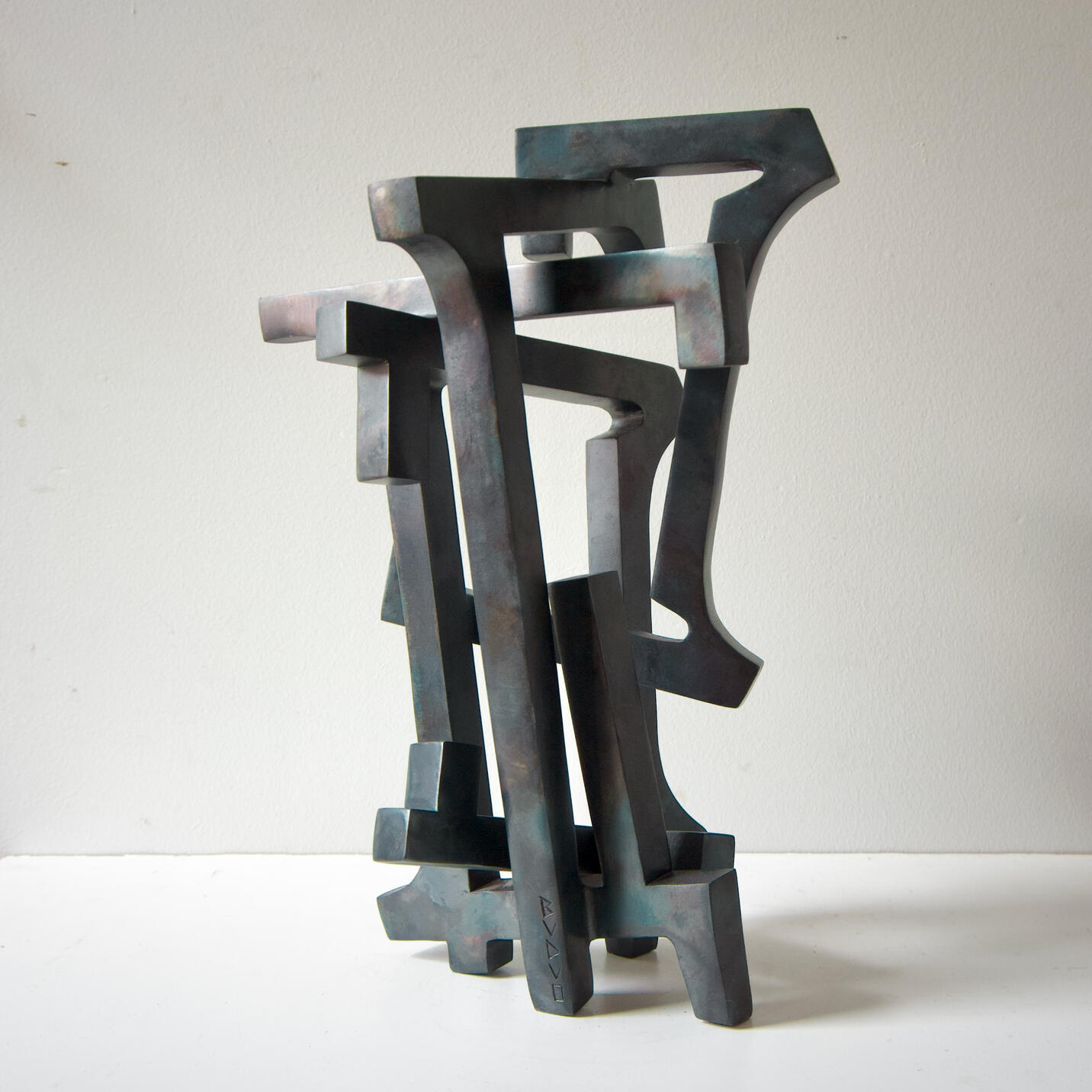 Means of the Builder IV. 16x9x11in, steel, 2023.